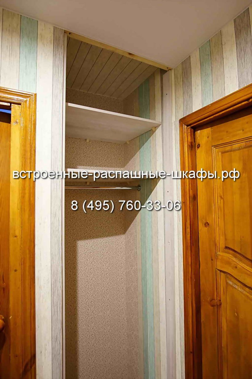 встроенный шкаф в нишу своими руками распашной