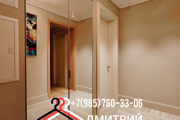 зеркальные двери для гардеробной