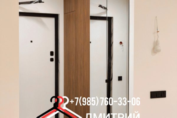 встроенный шкаф в прихожую под натяжной потолок